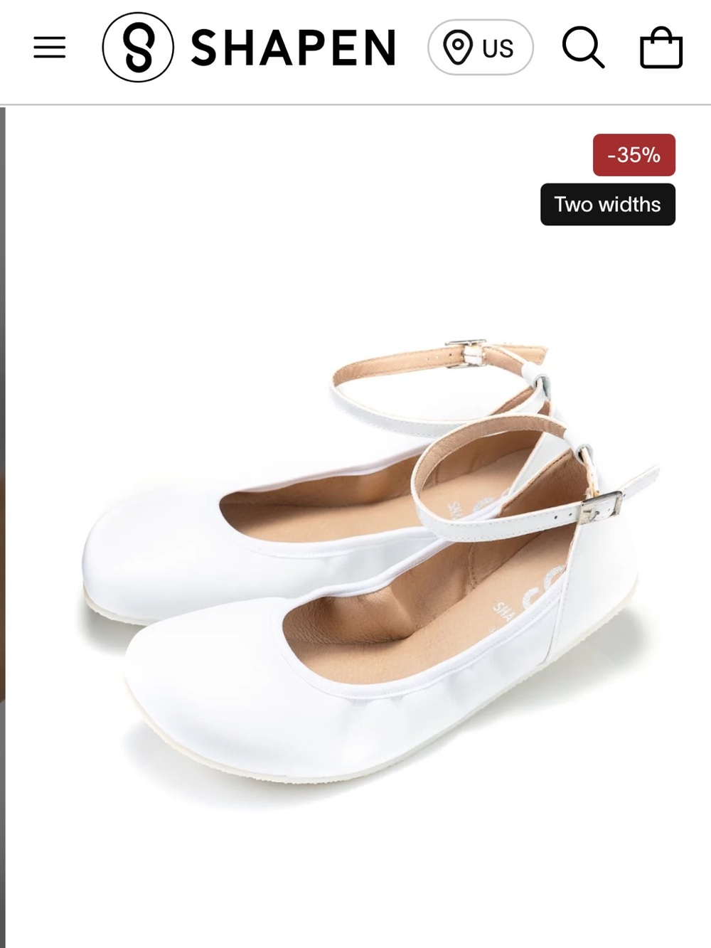 Shapen Tulip 3.0 barefoot ballet flats